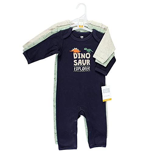 Image of Hudson Baby Baby Cotton Union Suit, 3 Pack