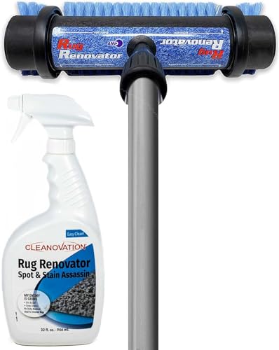 Cleanovation Rug Renovator Floor Scrub Brush with...