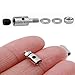 AONTOKY 20 PCS Dia 1.3mm Adjustable RC Airplane Pushrod Connector Linkage Stopper for Model Aircraft DIY Replacement Parts