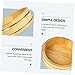 BRIGHTFUFU 2Pcs Wooden Sushi Rice Storage Bowl Hangiri Sushi Rice Mixing Holder and Storage for Sushi Making and Preparation