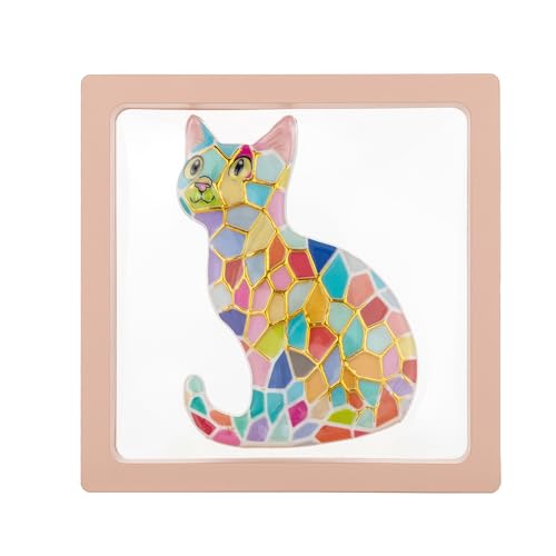 Imán de nevera gato 3D de resina Bamsod miniatura 2