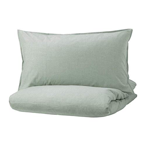 IKEA Bergpalm Duvet Cover and Pillowcases Green...