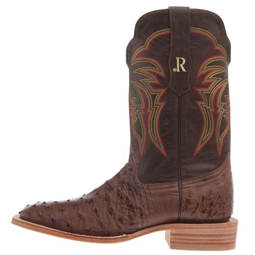 Men`s Kango Tobac Full Quill Ostrich Vamp 11In Tuscany Meil Top2