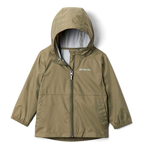 Image of Columbia Youth Switchback Ii Rain Jacket, Waterproof, Reflective Detail Stone Green