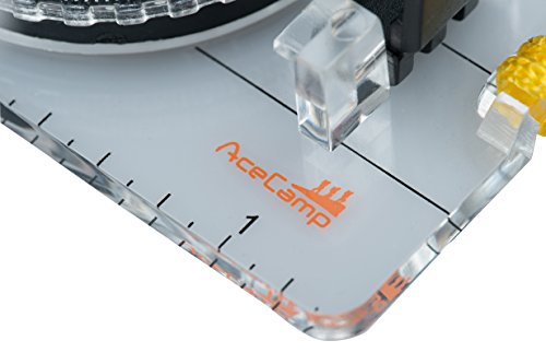 Brújula plegable para mapas AceCamp de bolsillo miniatura 3
