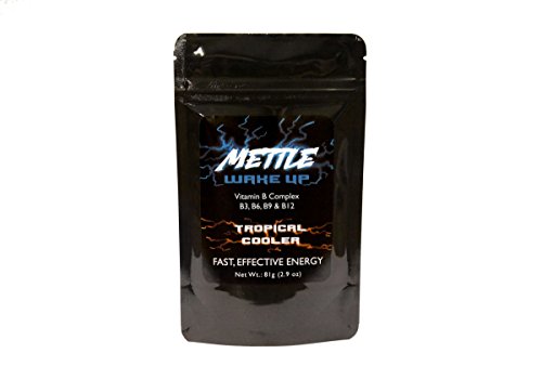 Image of Energy Drink Powder - 75 Servings | Sugar Free | 200mg Caffeine - Mettle Energy Drink Mix (Tropical Cooler)