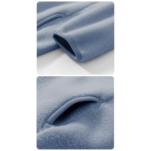 Kids Fleece Jacket Fall Wool Long Sleeve Turtleneck Sherpa Girls Winter Coat Boys Zip Up Warm Thermal School Outwear4