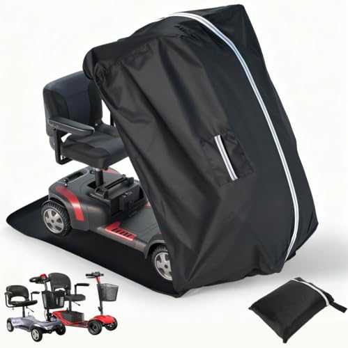 Mobility Scooter Storage Cover, Heavy Duty 1680D Oxford Fabric Electric