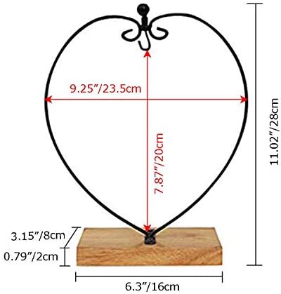 Miniatura 5 de YEARCHY Estante de exhibición de adornos colgantes con gancho para decoración de fiesta de Navidad, terrario colgante para decoración de hogar,