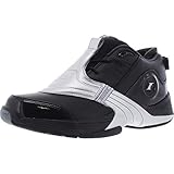Reebok Mens Answer V Leather rfo Basketball Shoes Black 9 Medium (D)
