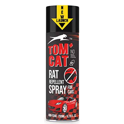 Shadow Securitronics Tom CAT No Entry Rat Repellent Spray for Cars Highly Effective with and Lasts 1 Year Leak Free Easy to Spray Nozzle 1st time in India (1) (Image - 1)
