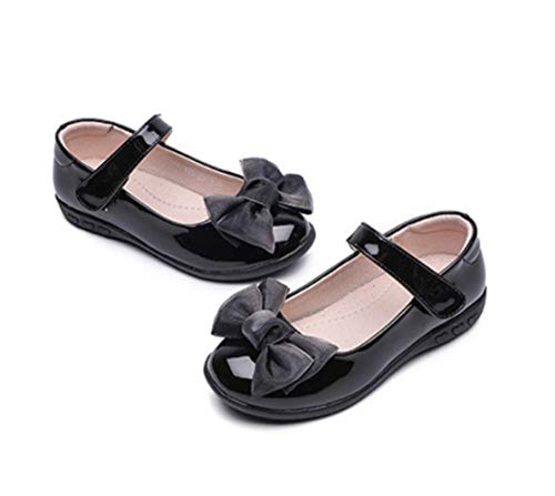 Girl's Strap School Uniform Dress Ballet Bow Shoe Mary Jane Flat (Toddler/Little Kid/Big Kid)3