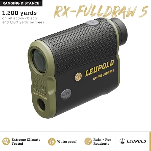 Leupold RX-FullDraw 5 Rangefinder with DNA with Black/Green OLED by Leupold - Used condition - Image 2