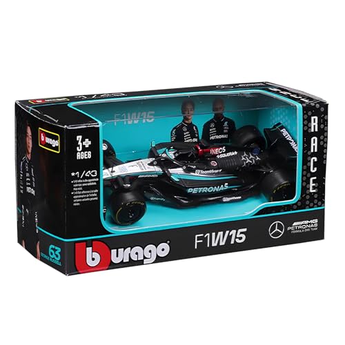 Modelo a escala 1:43 Mercedes AMG Petronas F1 W15 miniatura 7