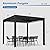 Patiowell 10x10 FT Louvered Pergola, Electric Outdoor Aluminum Pergola with LED Lights, Modern Hardtop Gazebo with Integrated Drainage & Adjustable Roof for Patio Backyard Deck, Gray