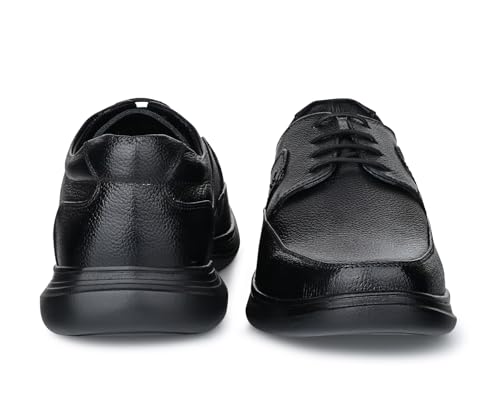 Image of LOUIS STITCH Men's Formal Derby Shoes | The Comforter Series | Ultra-Lightweight Lace-Up Shoes for Men| Perfect for Business, Formal & Occasion Wear | LSLXPDDB