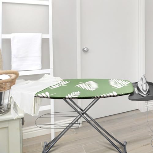Image of SheeChung Ironing Board Cover and Pad 15 inch x 49 inch,Iron Board Cover with Elastic Edge & Adjustable Fastener,Cotton Covers Resist Scorching and Staining Extra Thick Padding,Silicone Coating