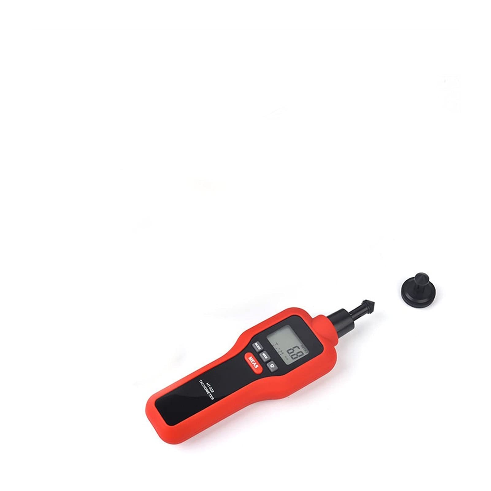 Contacto Tacómetro, medidor de Mano con apuntar con láser, tacómetro de Contacto, precisión de la medición 50mm-600mm, Utilizada en Industrias de fabricación, como Motores de Ventilador eléctrico.