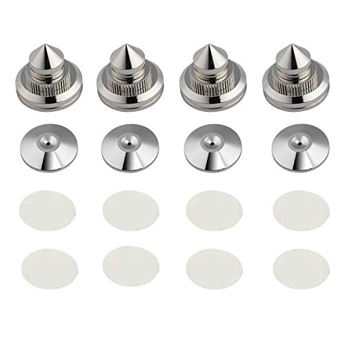 Speaker Spikes, Speaker Stands CD Audio Subwoofer Amplifier Turntable Isolation Feet Cone Isolator