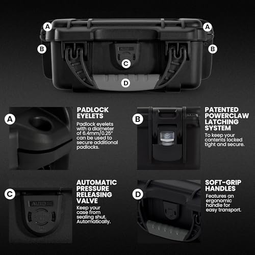 Maleta protectora NANUK 903 impermeable IP67 negra miniatura 4