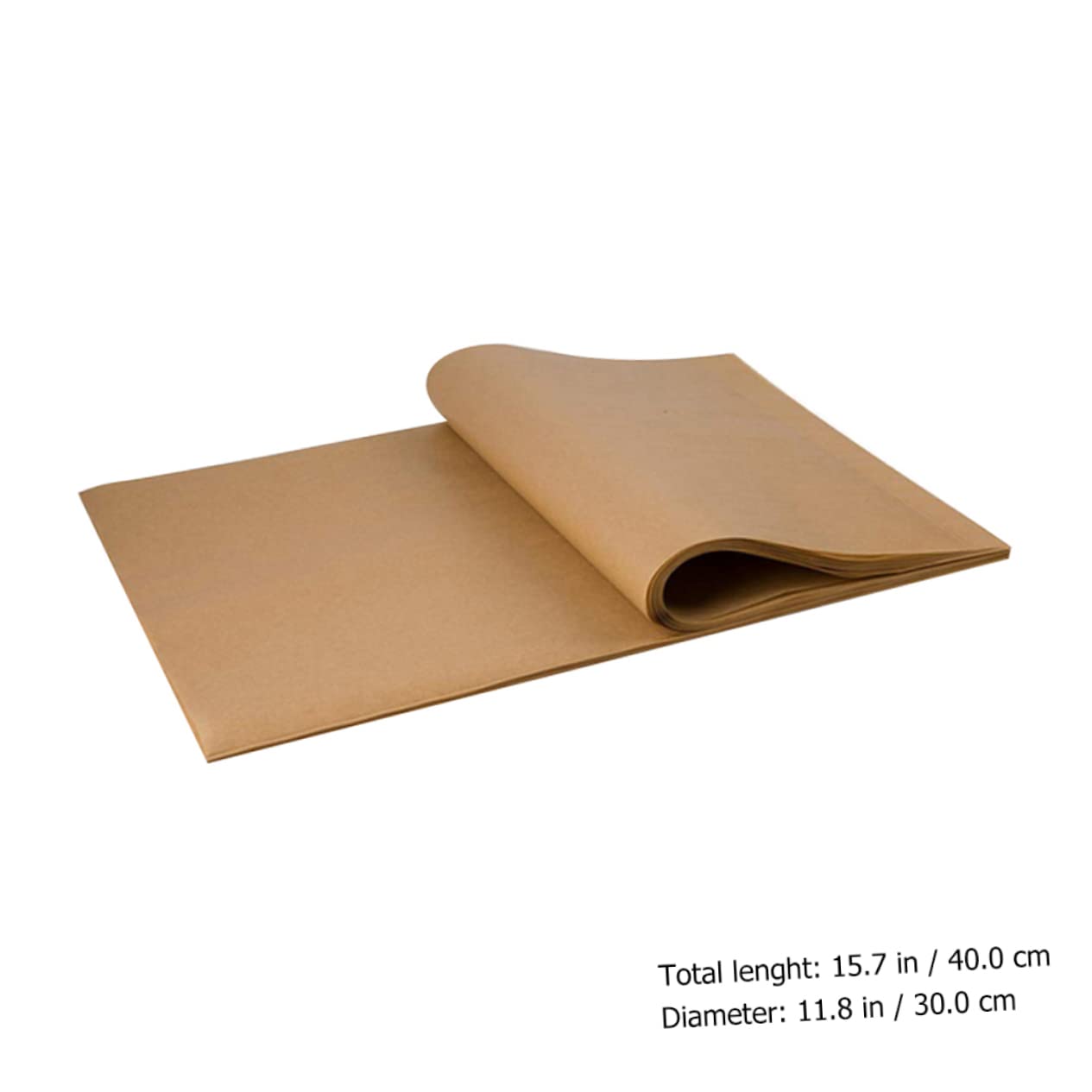 PRETYZOOM 200 Piezas Papel de Silicona para Hornear Papel Antiadherente para Barbacoa para Pasteles para Hornos Airfryer y Steamer