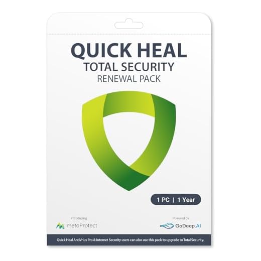 Quick Heal Total Security Renewal Upgrade Silver Pack - 1 User, 1 Year (DVD) (existing Quick Heal subscription required)