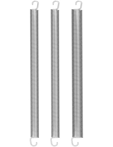 Yoleo Stair Stepper Replacement Springs, Length 9.4", Set of 3, Dual Hook