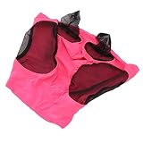 FTVOGUE Maschera per Cavalli con Rete Anti-mosche e Orecchie, Tessuto a
