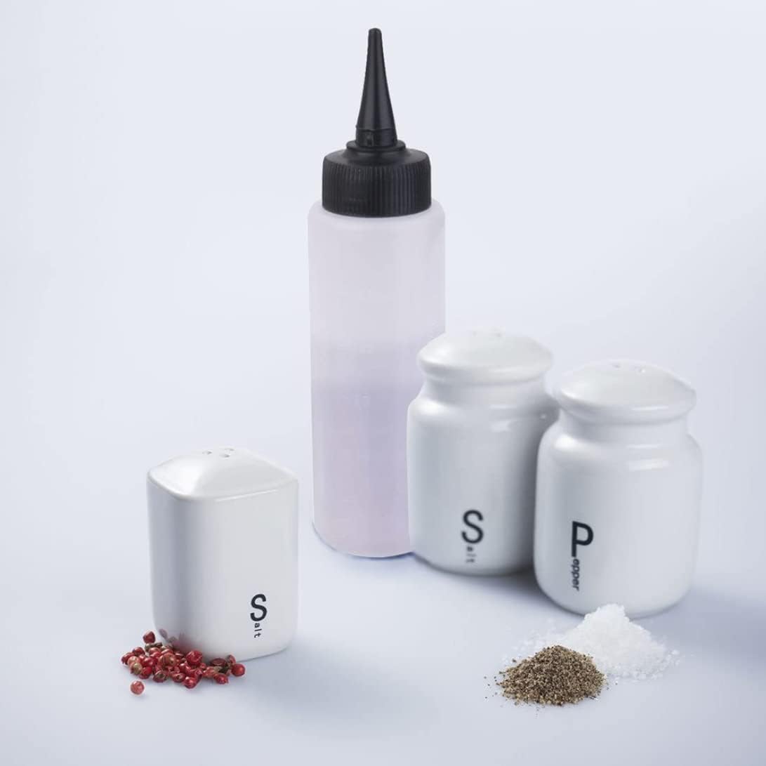 1 PC Plastic Leakproof Applicator Bottle Salon Hair Cleaning Washing Pot Long Tip Applicator Bottle For Hair Color, Dye(5oz)