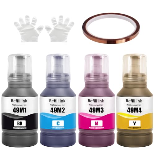 Encre de sublimation T49M anti-UV sans profil ICC pour F170 F570