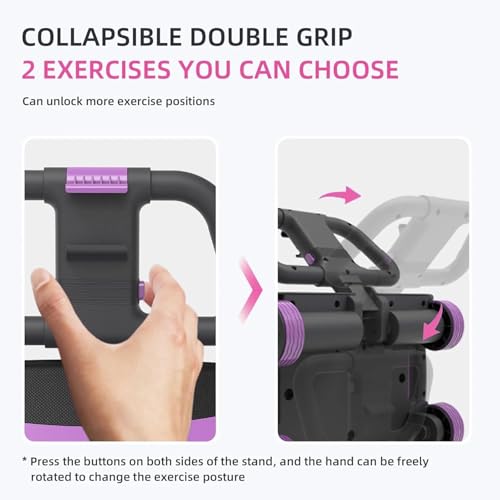 Image of 2025 AB Roller Wheel - 4 wheel elbow support abdominal wheel automatic rebound abdominal fat burning weight loss core training equipment home /gym