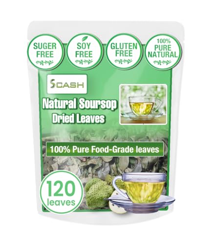 120 Premium Soursop Graviola Dried Leaves Tea, Soursop Leaves, Wildcrafted, Graviola Tea, Guanabana Tea, Hoja Guanabana, Soursop Loose Leaf Herbal Tea, No Gluten, Vegan