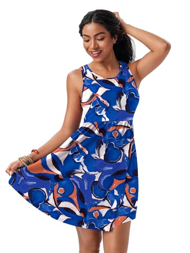 Image of HiMONE Vacation Dresses for Women 2025 Summer Dress Women's Casual Sundresses Casual Beach Petite Sun Dress XS-2XL
