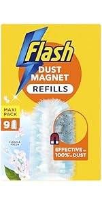 Flash Staubmagnet Nachfüllpackungen - 25 Stück Flauschige Staubwedel