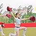 baotongle 12 PCS Cheerleading Squad Spirited Fun Poms Pompoms Cheer Costume Accessory for Party Dance Sports (Multicolor)