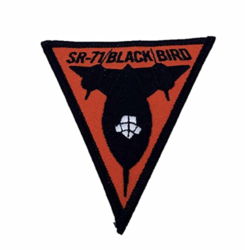 Squadron Nostalgia LLC Skunk Works® SR-71 Blackbird® Patch – Plastic Backing, Officially Licensed
