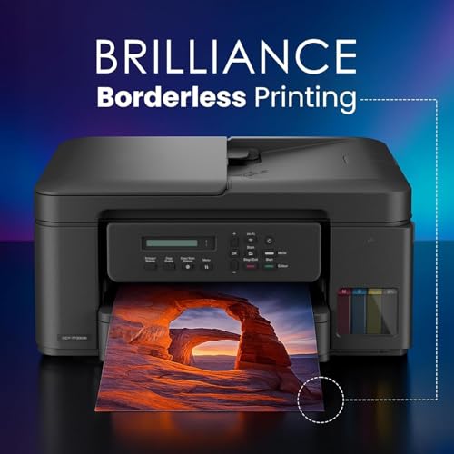 Image of B Printer Ink Tank DCP-T730DW (New Launch) WiFi Auto Duplex Color Multifunction Printer (Print Scan Copy), ADF, Print Upto 15K Pages Black & 5K in Color Each for(CMY), Extra Black Ink
