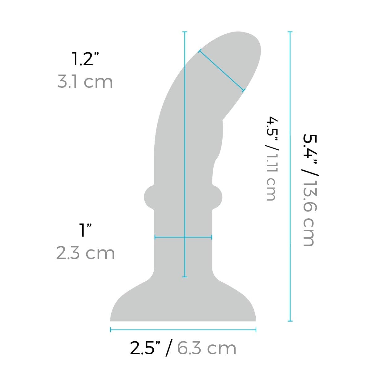b-Vibe Spina P-Spot con telecomando - Massaggiatore prostatico vibrante e rotante, 6 velocità, 7 modalità di riming, telecomando wireless, silicone sicuro per il corpo