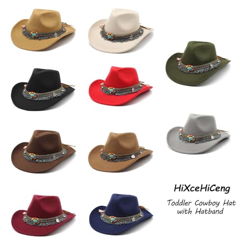 Boys Cowboy Hat Wide Brim Western Cowboy Hat for Kids Toddler Girls Cowgirl Hat3