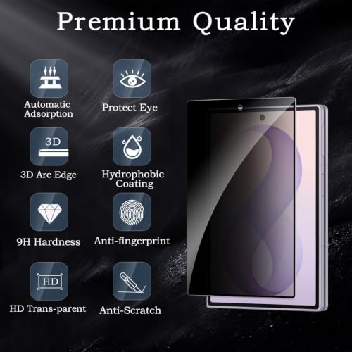 AYWLPP [2+2 Pack] Privacy Screen Protector for Samsung Galaxy Z Fold 8 by AYWLPP - Used condition - Image 2