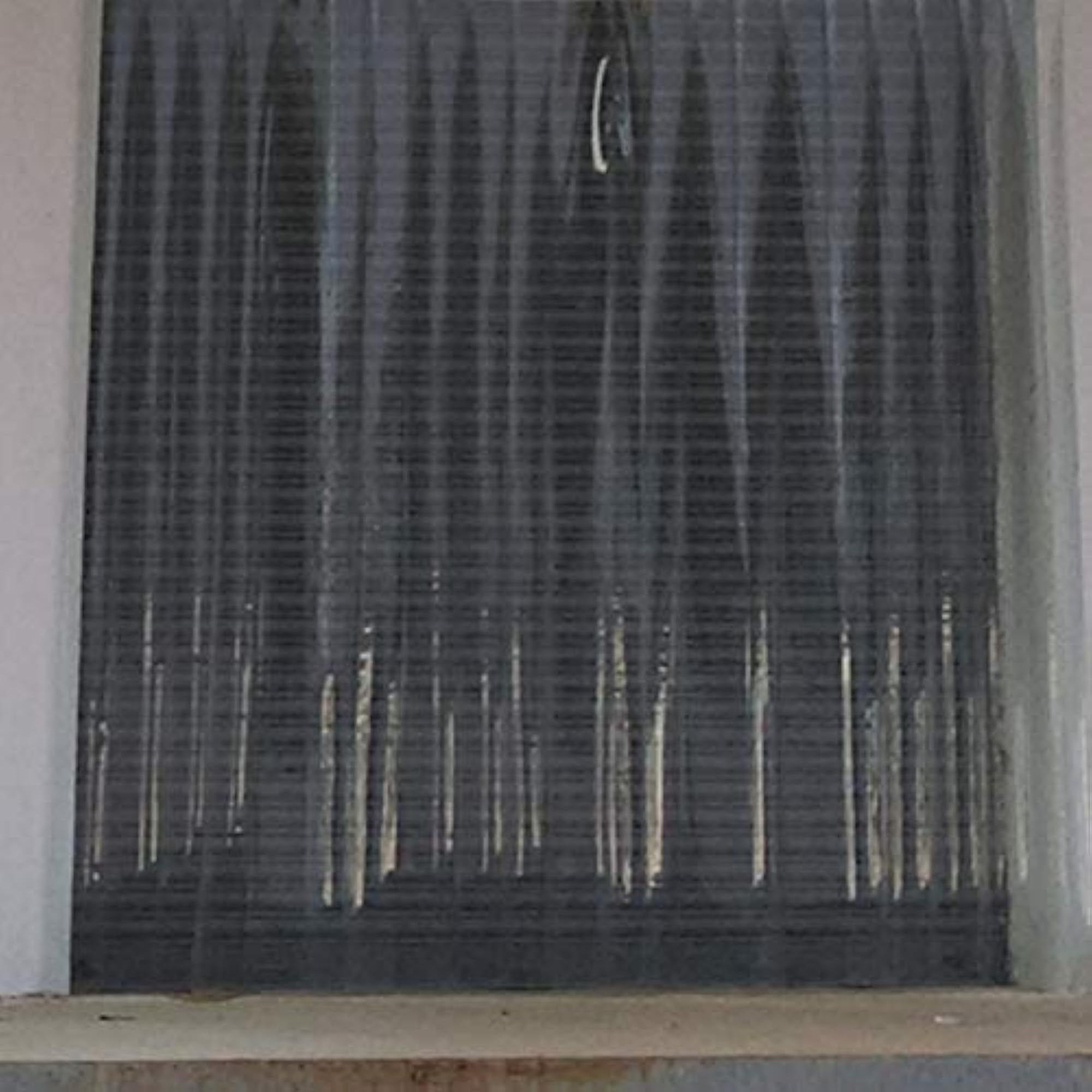 PVC AC Curtain, 8ft Transparent