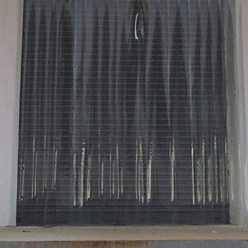 Image of Kuber Industries PVC AC Curtain-8ft 0.45mm Transparent (CKTS13), Standard (CTKTC0135)
