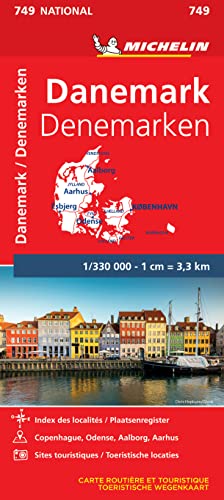 Carte Nationale Danemark / Denemarken
