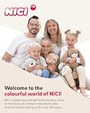 NICI Panda z kieszonką-sercem i malutką pandą, miękki pluszak, urocza maskotka do przytulania i zabawy, świetny pomysł na prezent dla dzieci i dorosłych, 40 cm, czarna – 62612