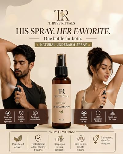 Image of AluMist Camphor Underarm Spray | Natural Alum Deodorant Spray | Long-Lasting Odor Protection | Helps Reduce Sweat & Underarm Darkening | Alcohol-Free Daily Use Deodorant | for men, women and Teen, 100 ML