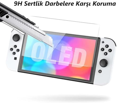 Engo Switch OLED 7 inç Mat Ekran Koruyucu Oyun Konsolu - Görsel 2