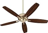 Quorum International Breeze 52" Ceiling Fan - Aged Brass - 7052-80