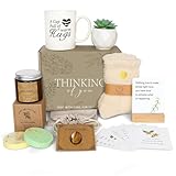 Frerdui Sympathy Gift Baskets - Care Package Get Well Soon for Women, Thinking of You After Surgery Feel Better Gifts for Sick Friend, Memorial Gift, Get Well Gifts for Best Friend BFF Mom Sister