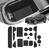 SXCY 新型 トヨタ RAV4 50系 ラバーマット ラブ4 インテリアラバーマット ラブフォー ドアポケットマット ラブフォー 専用 滑り止めシート 傷防止マット ノイズ軽減 rav4 アクセサリー 内装パーツ 防汚れ 12枚 ブラック