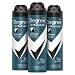 Degree Men MotionSense Antiperspirant Deodorant Dry Spray, UltraClear Black+White, 3.8 Ounce, Pack of 3